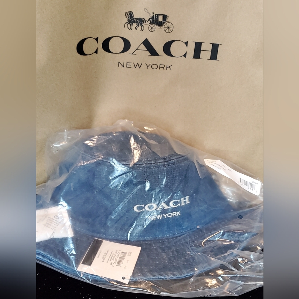 Coach Denim Bucket